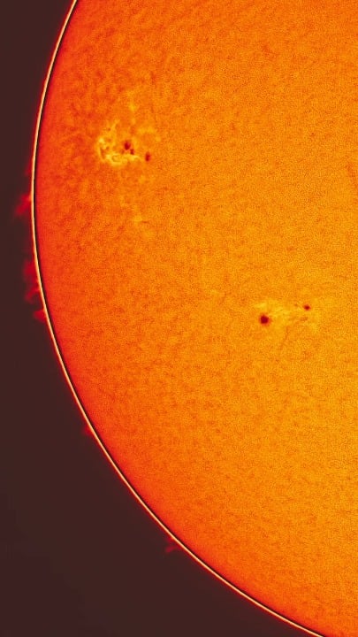 3h sun timelapse from a week ago