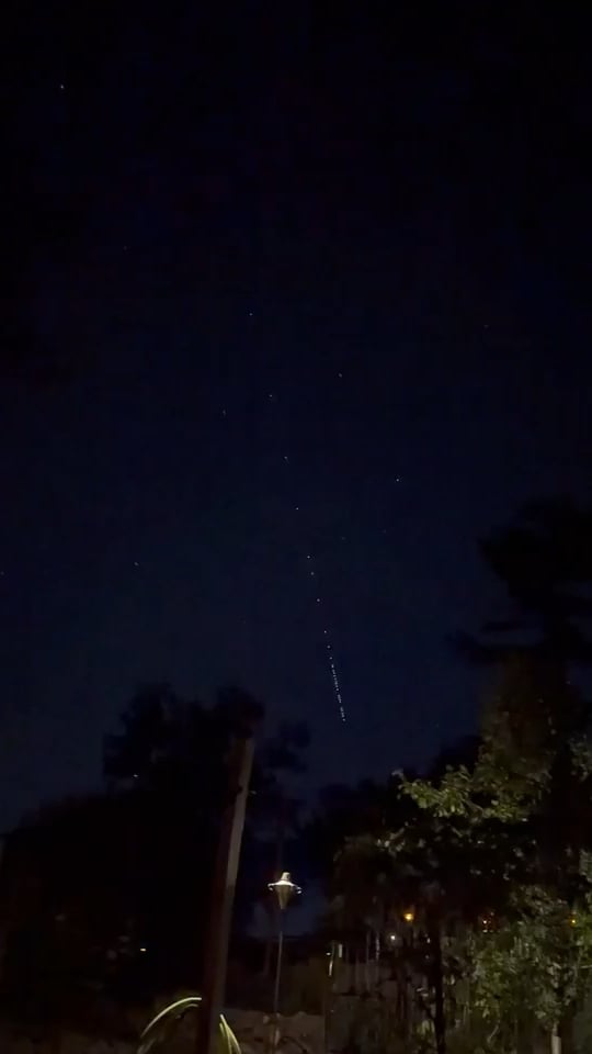 Just saw this moving from northwest to south east in Ohio. What is it?