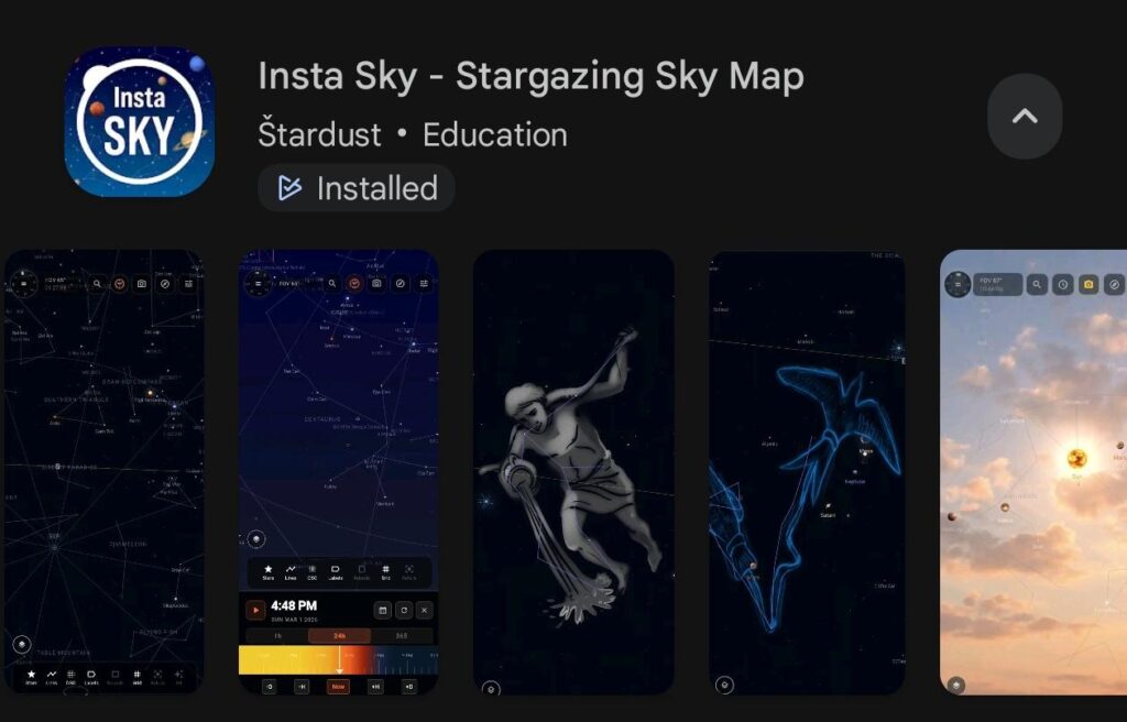 Check out this stargazing app I built! recently I pushed major update.