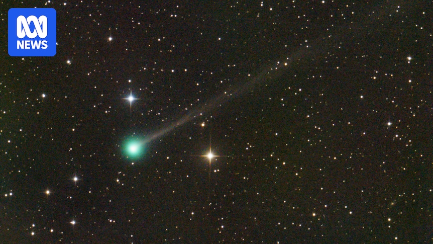 Rare comet visible in Australian skies