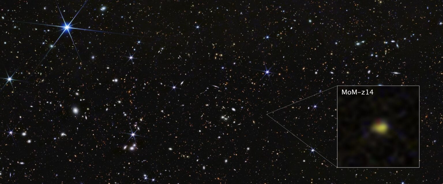 MoM-z14 is the most distant object ever seen