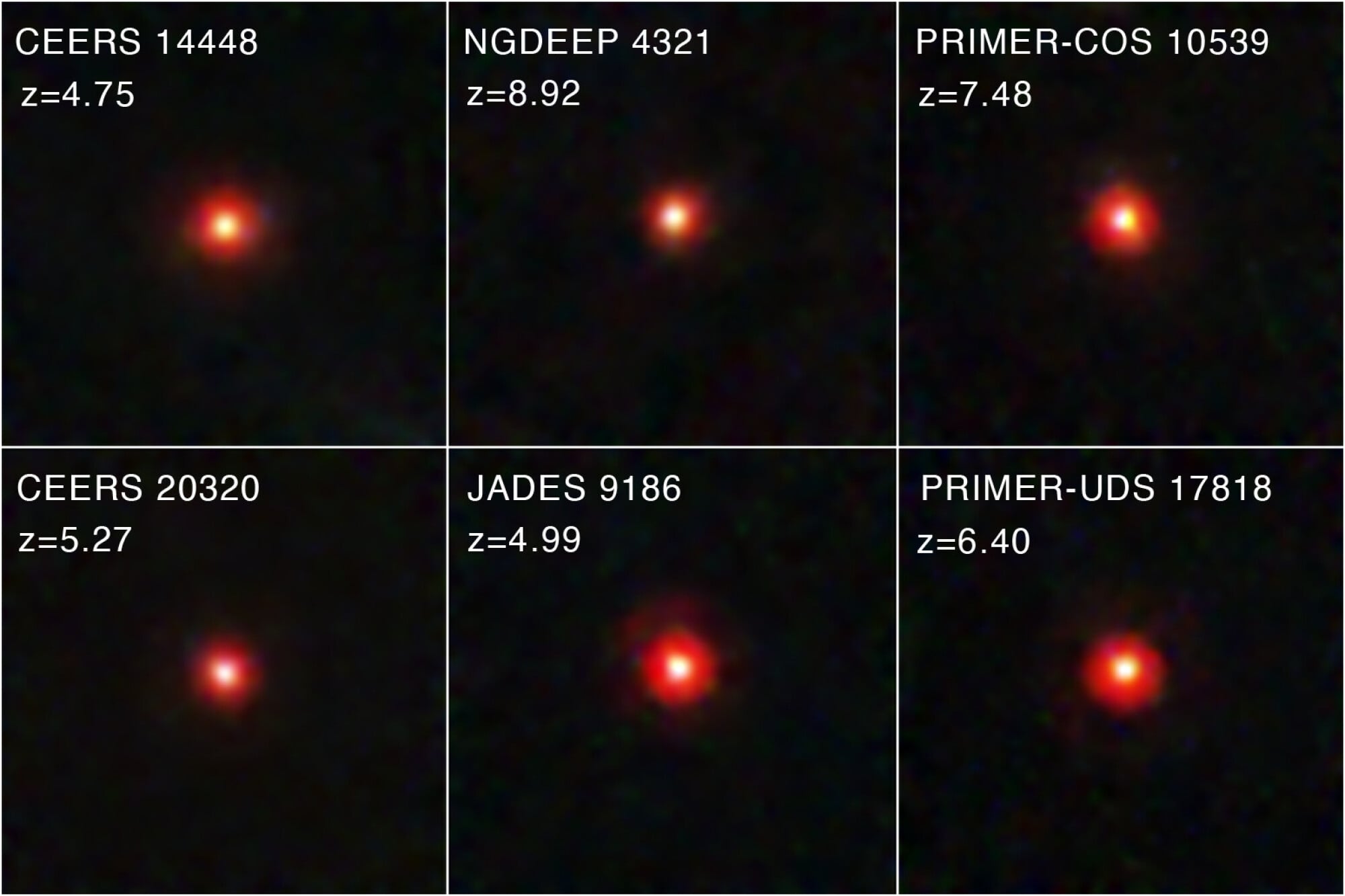 Webb detecting little red dots in the early universe