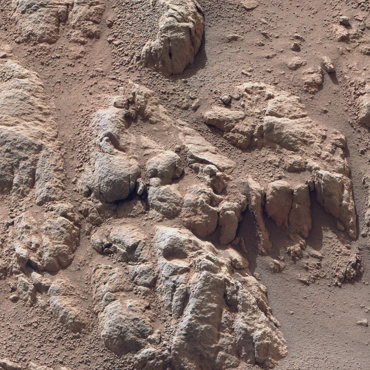 Some rocks and sand on Mars. Wednesday, 13 May 2026