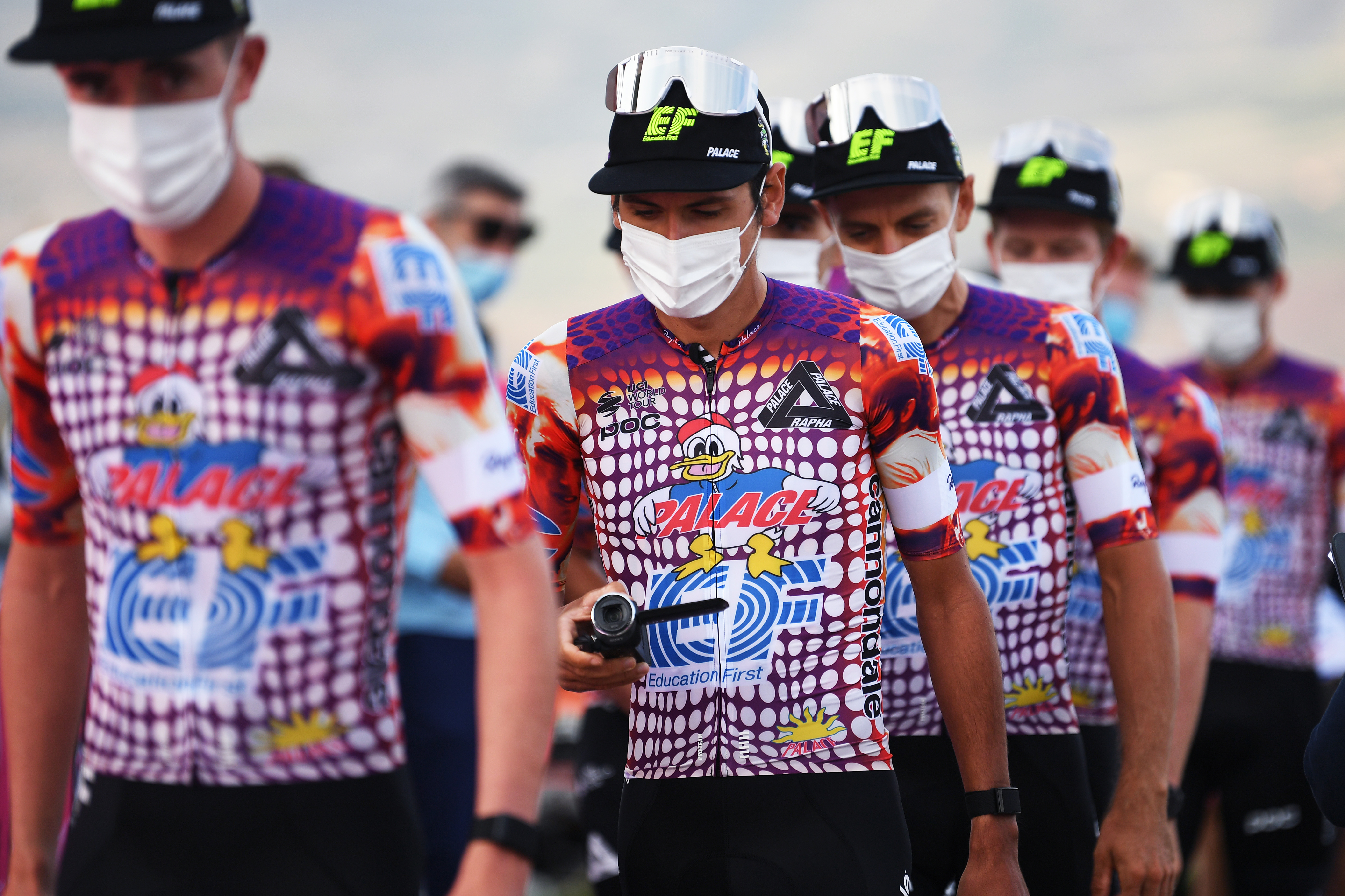 Rapha EF Pro Cycling kit collab with Palace at the 2020 Giro d'Italia