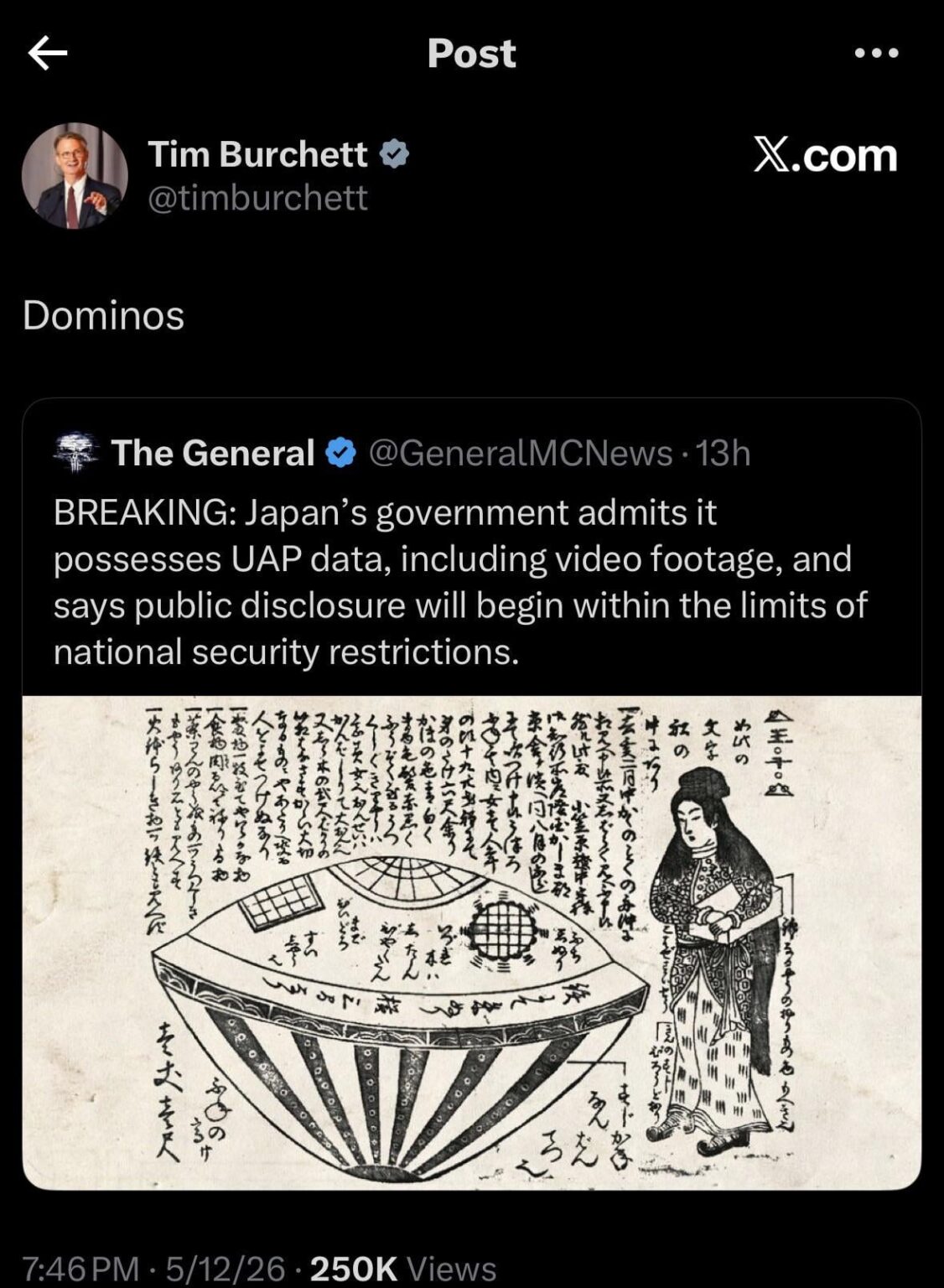 Will Japan have disclosure too?