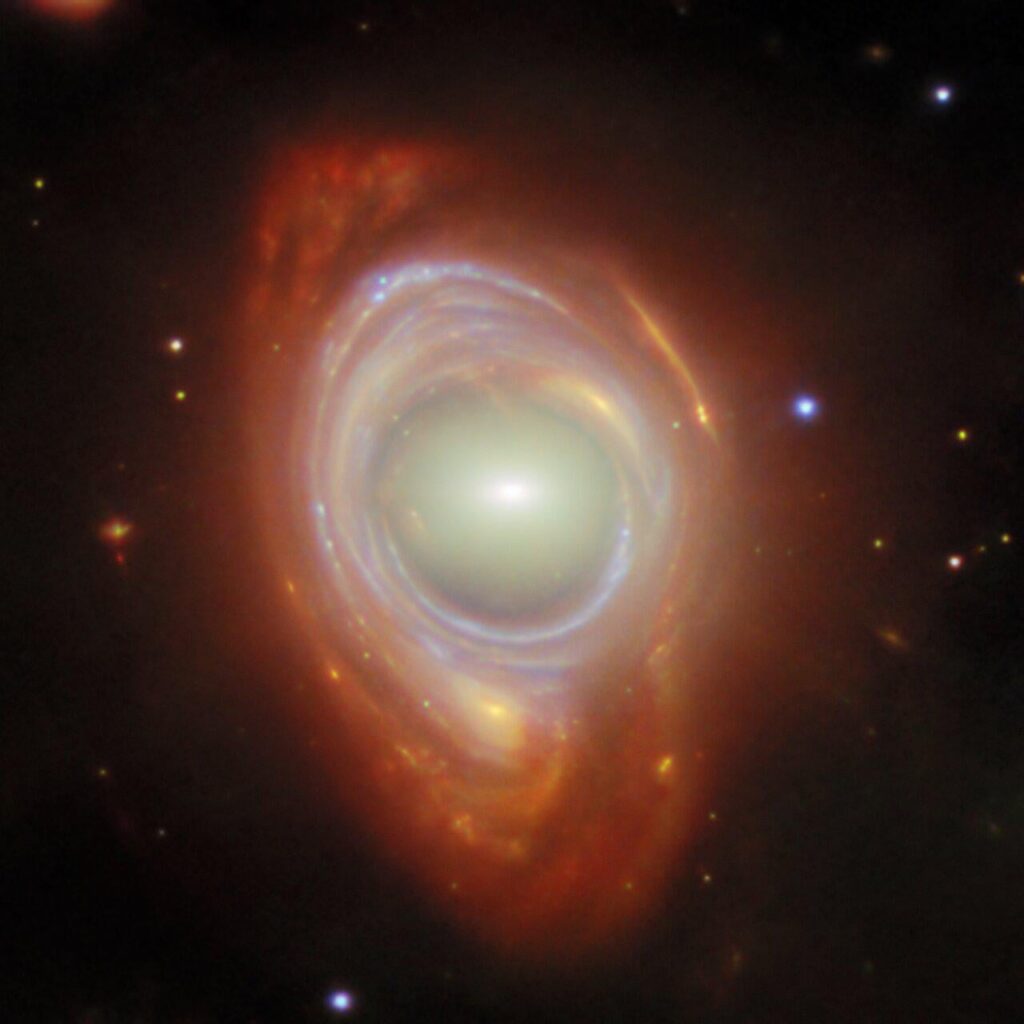 Spying a spiral through a cosmic lens