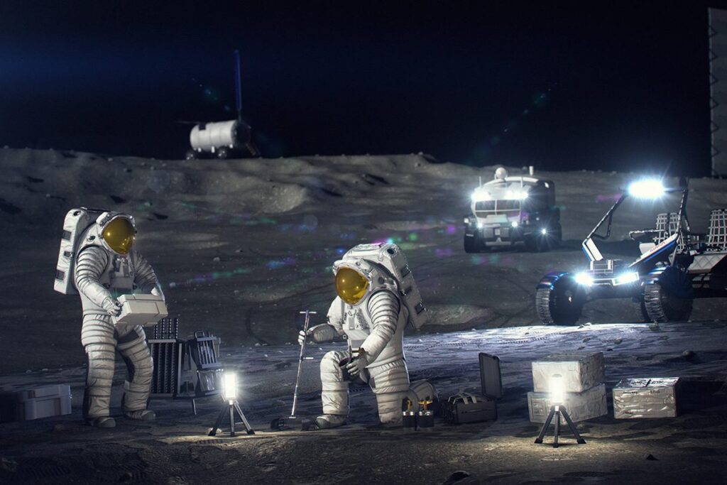 A Moon base, Moon buggies, hopping rovers… NASA just revealed a stack of ambitious plans to send astronauts and spacecraft to the Moon Artist