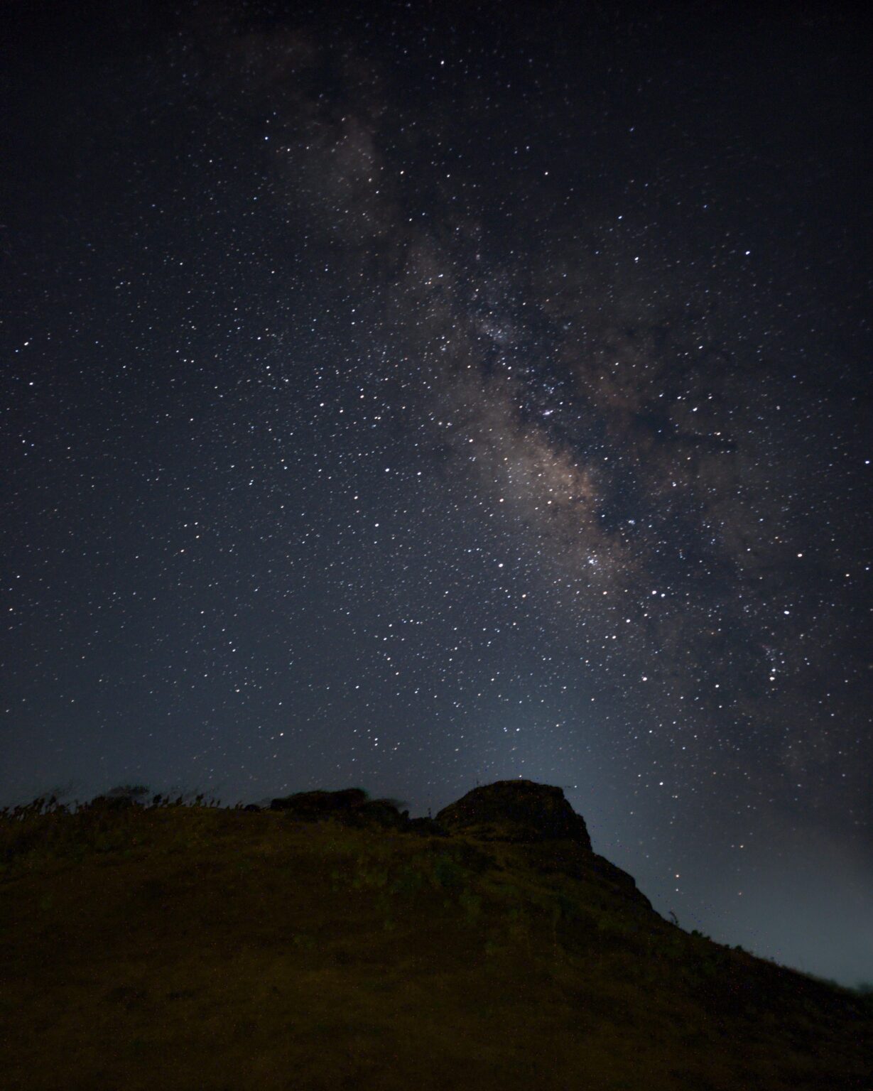 milky way shot on phone