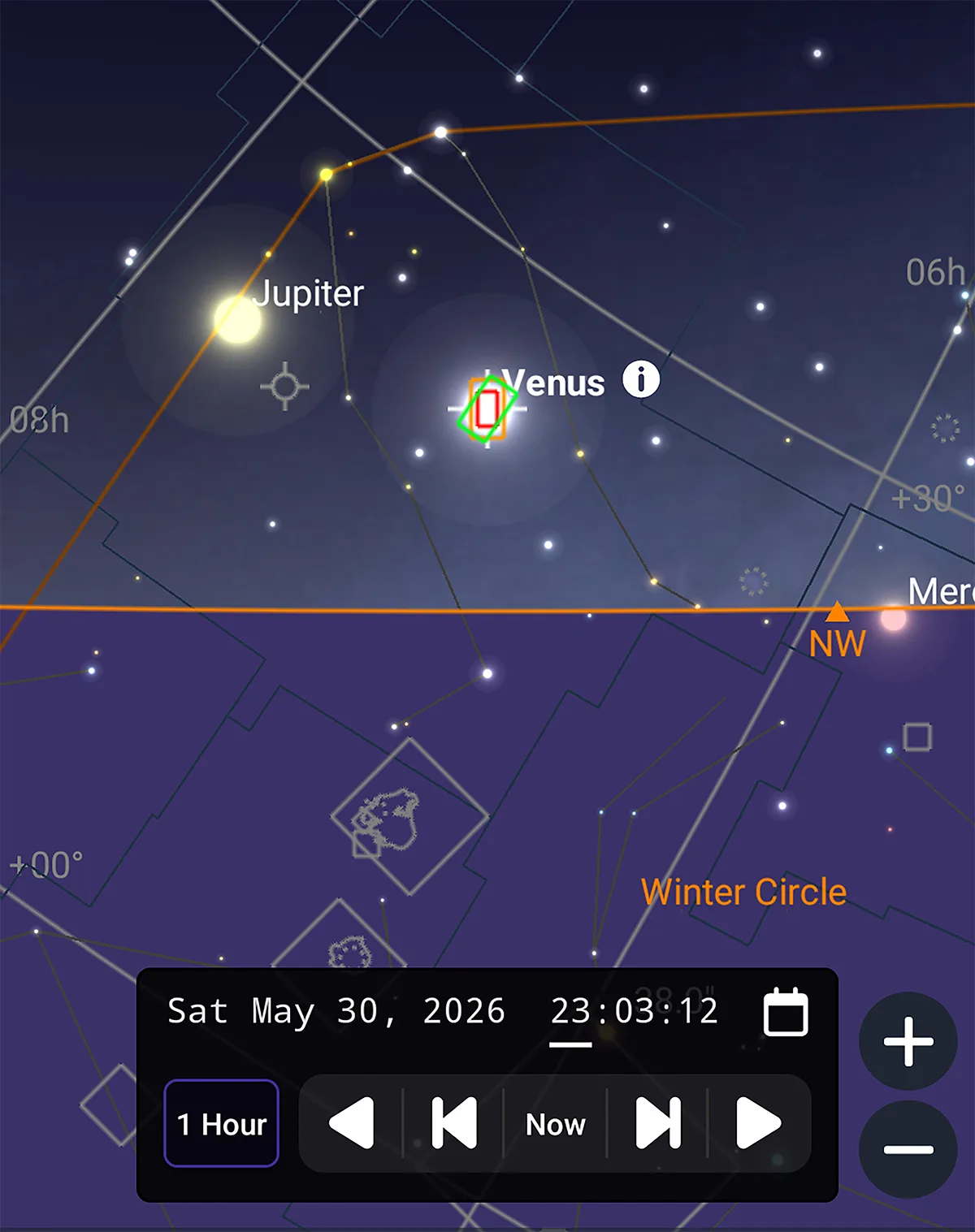 photograph venus jupiter conjunction step 02
