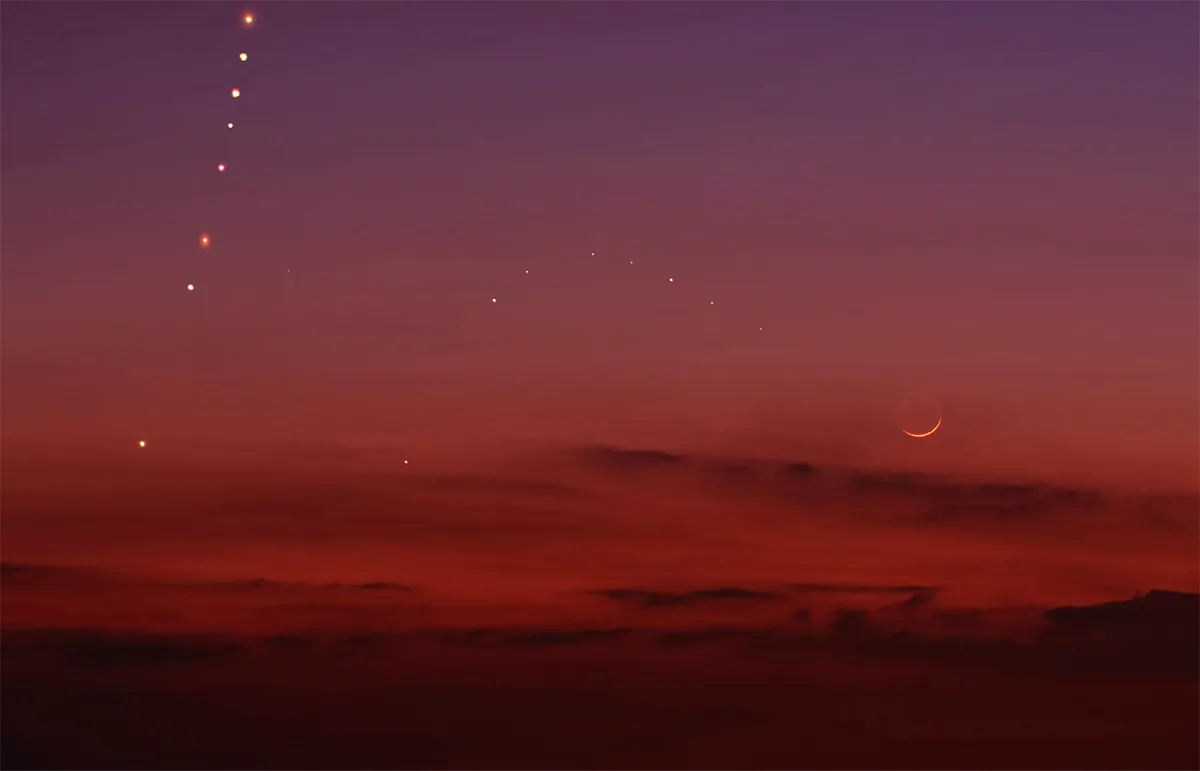photograph venus jupiter conjunction step 06
