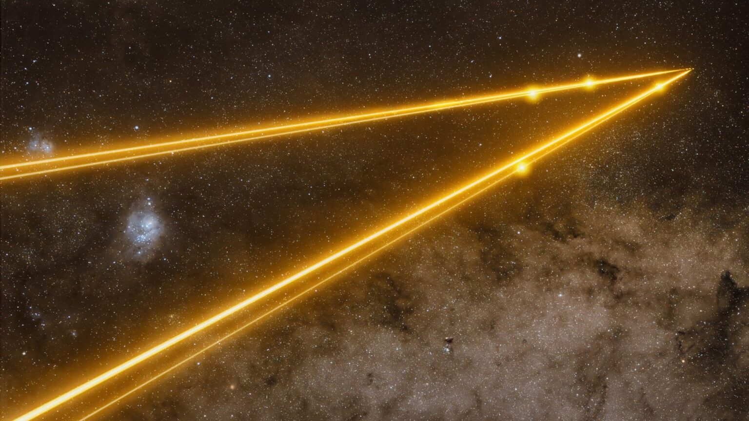 Laser beams blast through the cosmos photo of the day for May 27, 2026 Laser beams blast through the cosmos photo of the day for May 27, 2026