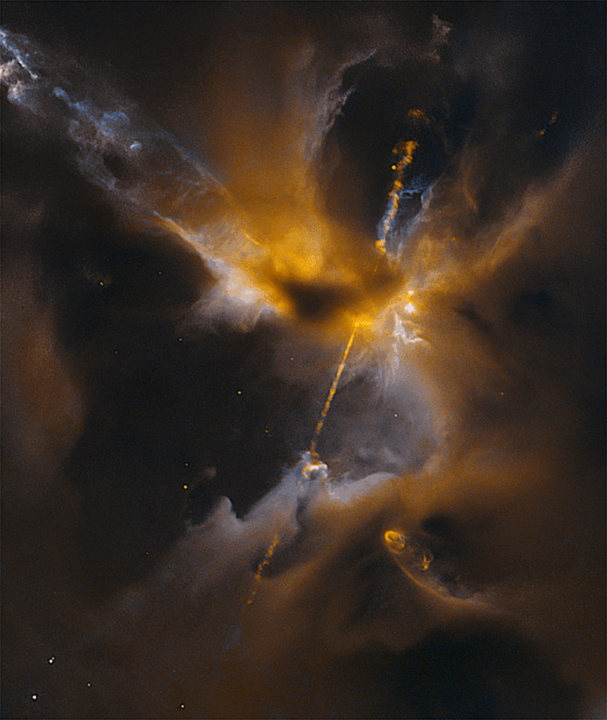 Hubble Spotted a Cosmic Lightsaber