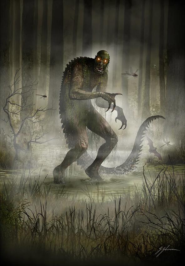 THE LIZARDMAN OF SCAPE ORE SWAMP.