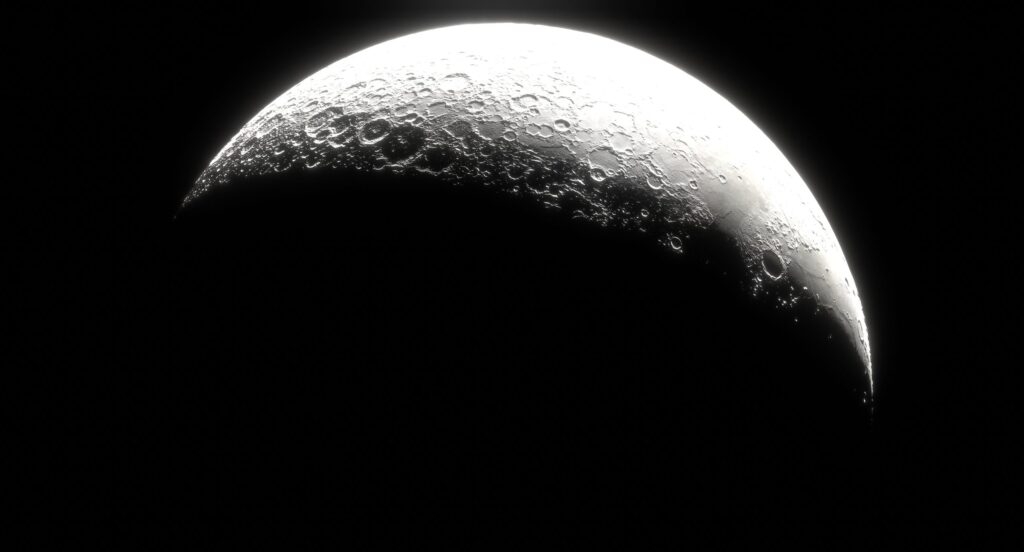 The letters “X” and “V” appear on the surface of the Moon The letters “X” and “V” appear on the surface of the Moon