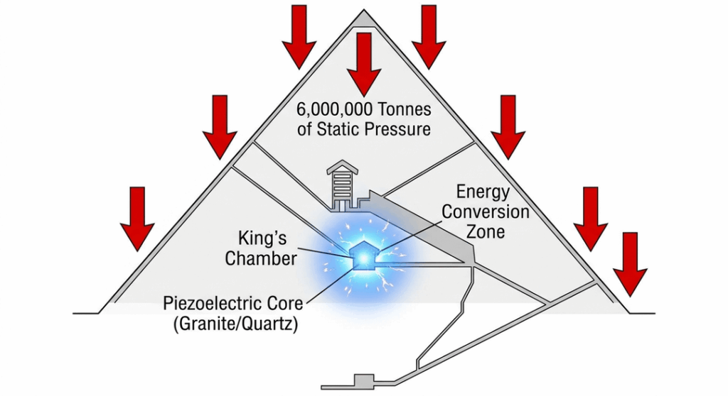 Giza is not a tomb, it’s a 6-million-ton Semiconductor Hardware. Technical proof inside.
