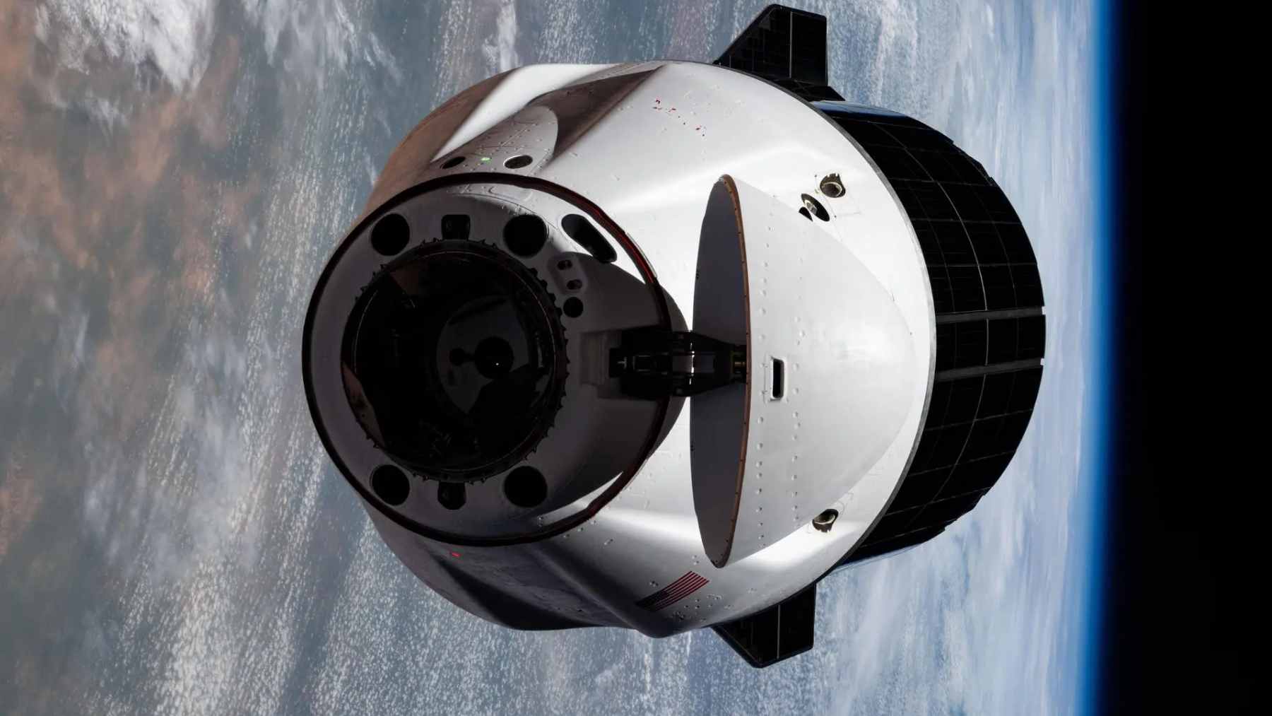 SpaceX Falcon 9 rocket lifting off from Cape Canaveral Space Force Station, carrying the CRS-34 Cargo Dragon spacecraft to the ISS.