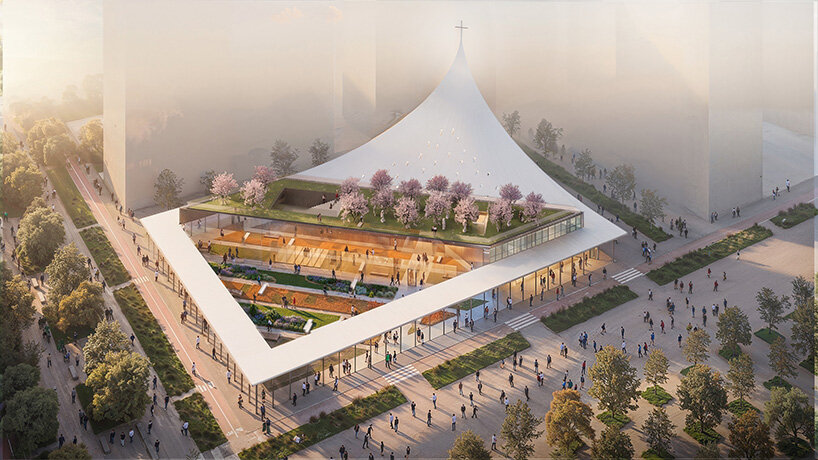 stefano boeri reimagines the monastery as a space for faith and science in milan - 1