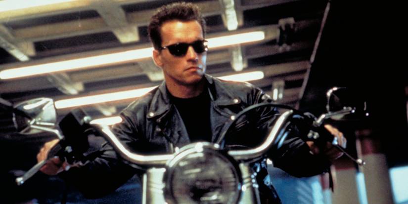 The T-800 in a motorcycle in Terminator 2: Judgment Day