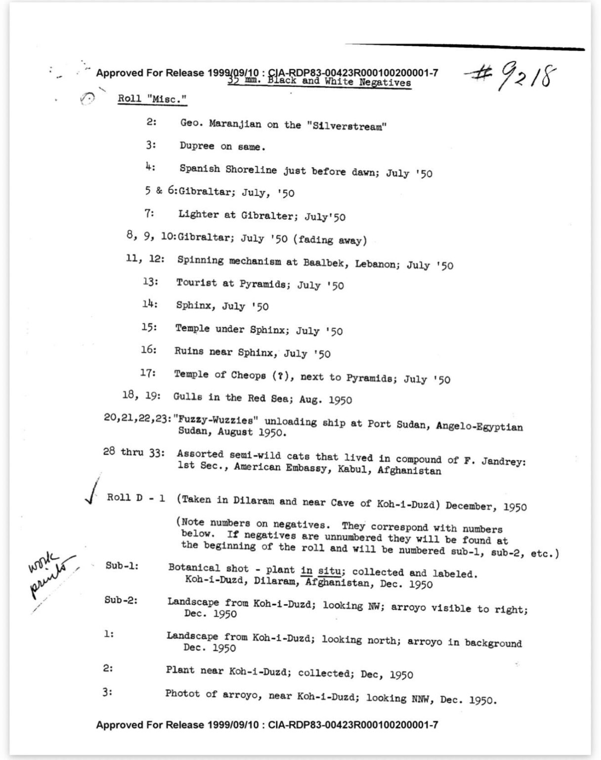 CIA Document CIA-RDP83-00423R000100200001-7 mentions pictures of a “Spinning Mechanism” at Baalbek as well as a temple under the Sphinx CIA Document CIA-RDP83-00423R000100200001-7 mentions pictures of a “Spinning Mechanism” at Baalbek as well as a temple under the Sphinx