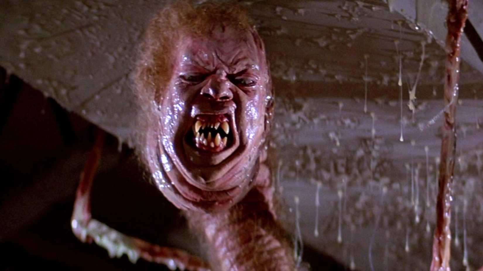 The alien monster in The Thing