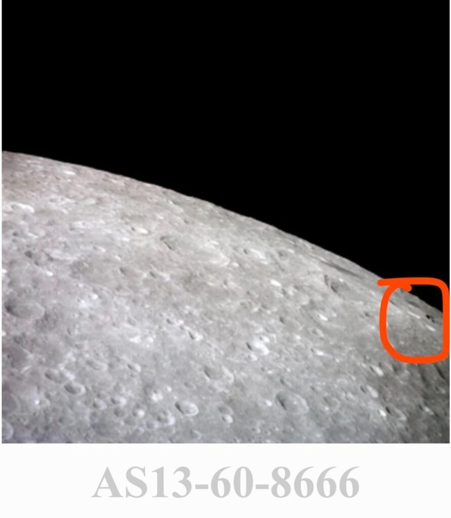 Apollo XIII Moon mission photograph anomalies… Apollo XIII Moon mission photograph anomalies…