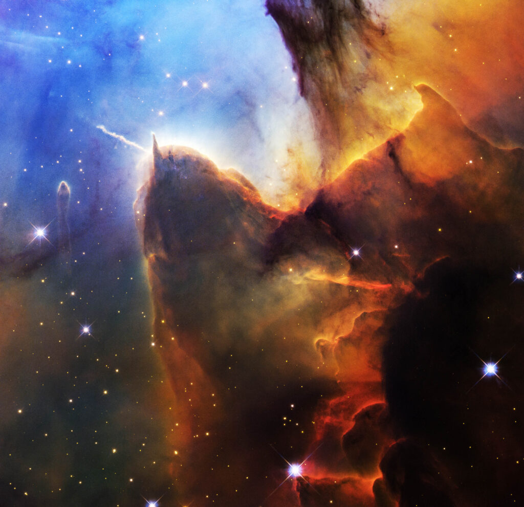 Hubble captures evolving star birth in the Trifid Nebula
