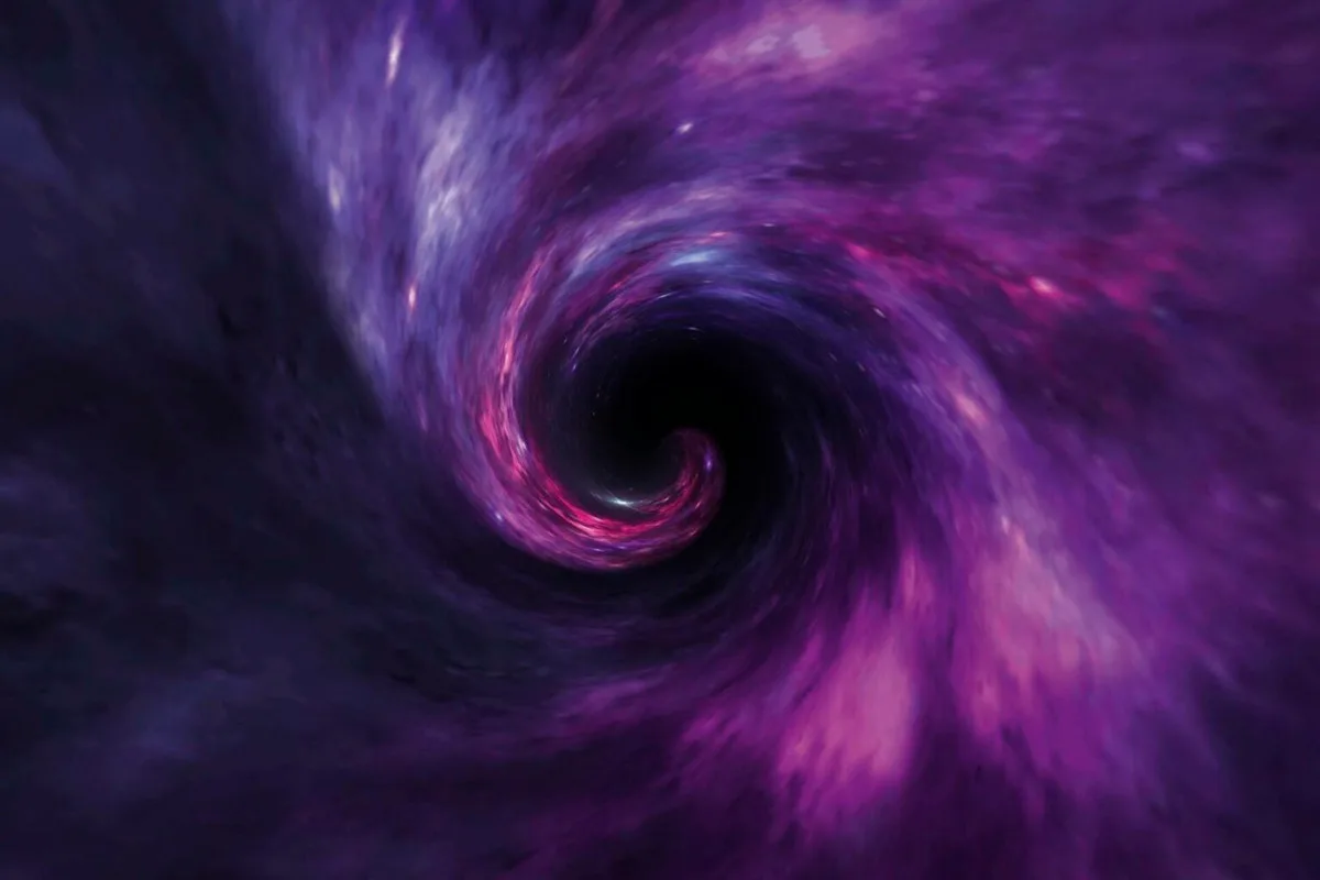 Illustration of a black hole