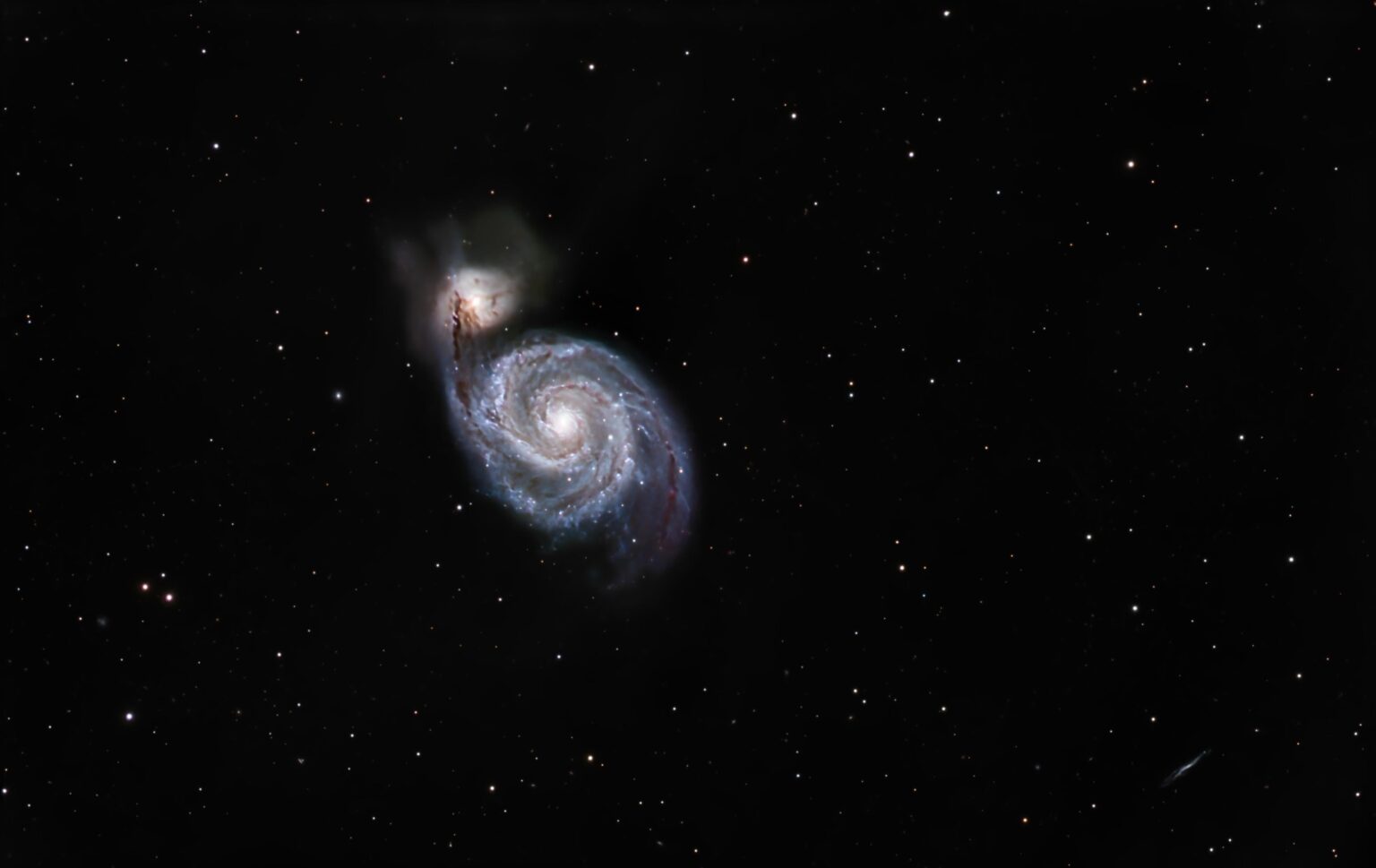 M51 - The Whirlpool Galaxy - [Reedit]