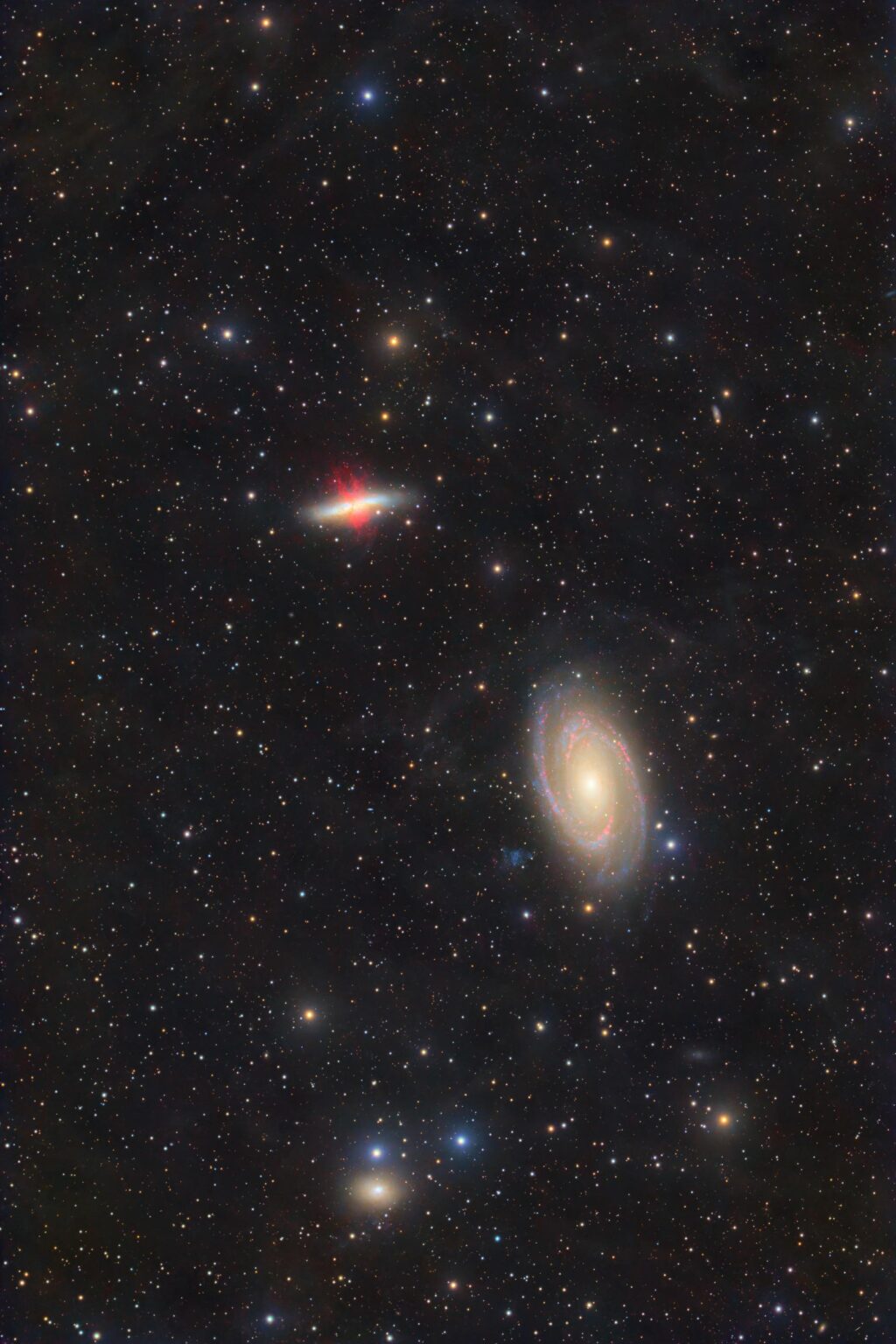 M81 - M82 : Bode’s & Cigar galaxies