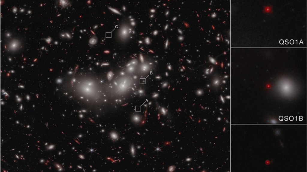 "Little red dot" in early Universe is a naked supermassive black hole