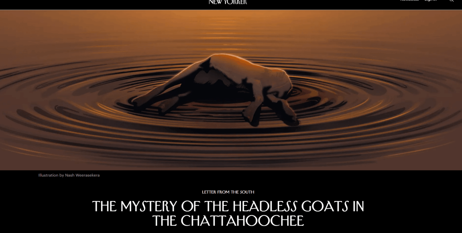 Headless Goats in the Chattahoochee River: A True High Strangness Event