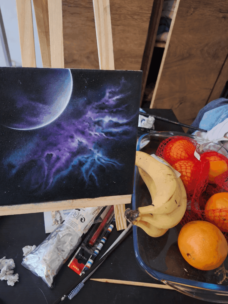 Another nebula painting done