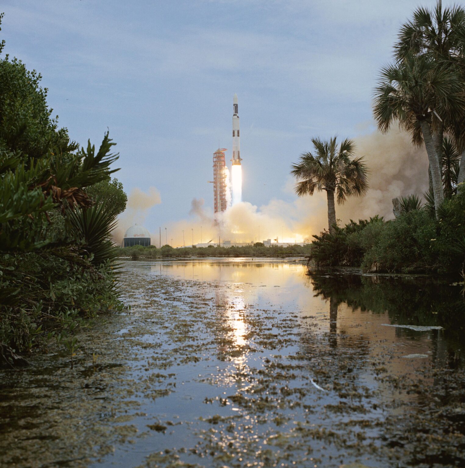 53 years ago today, the last Saturn V ever to fly launched Skylab, America's first space station, into orbit, and nearly destroyed it a minute later (May 14, 1973)