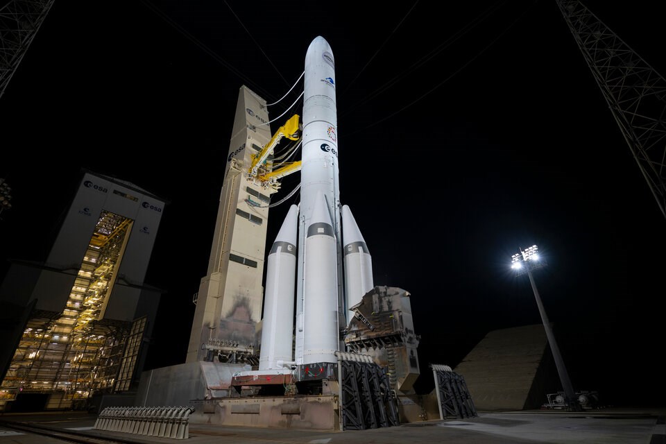 Ariane 6 launches with more powerful boosters: a new record for Europe Ariane 6 ready for liftoff ESA-S. Corvaja ©