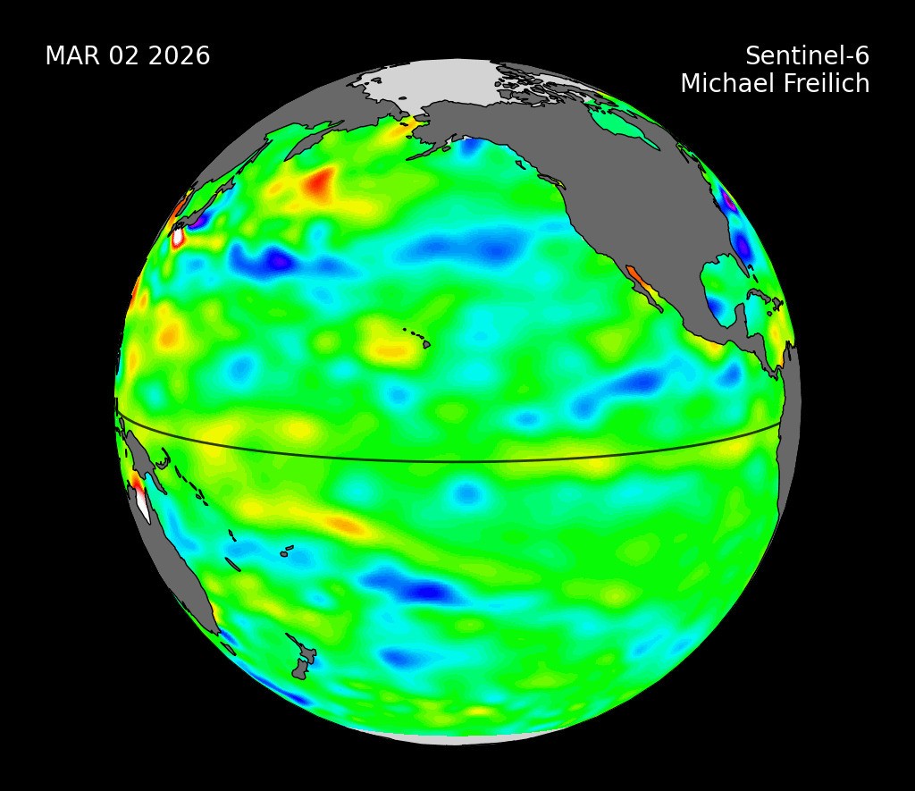International Sea Level Satellite Observes El Niño Precursor International Sea Level Satellite Observes El Niño Precursor