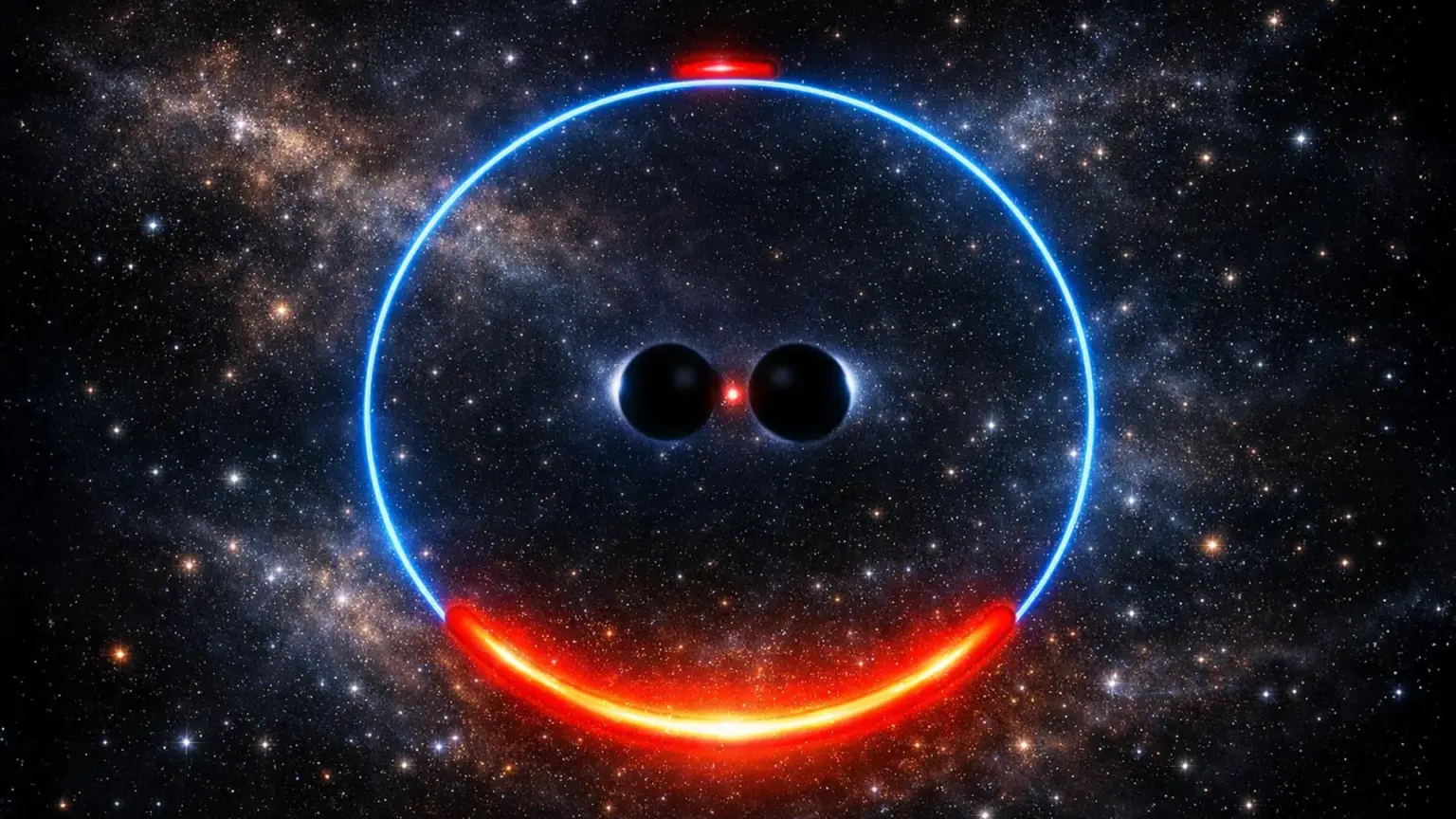 Hidden supermassive black hole pairs may finally have a visible signal Hidden supermassive black hole pairs may finally have a visible signal