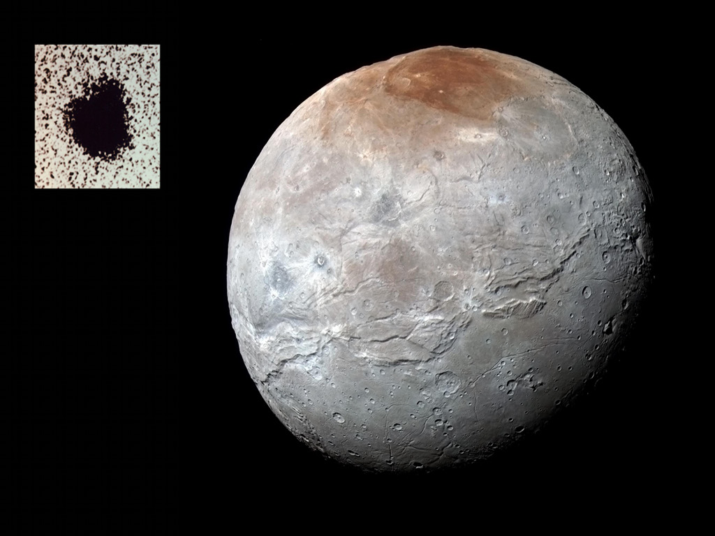 APOD: 2026 June 6 – Charon: Moon of Pluto See Explanation. Clicking on the picture will download
the highest resolution version available.
