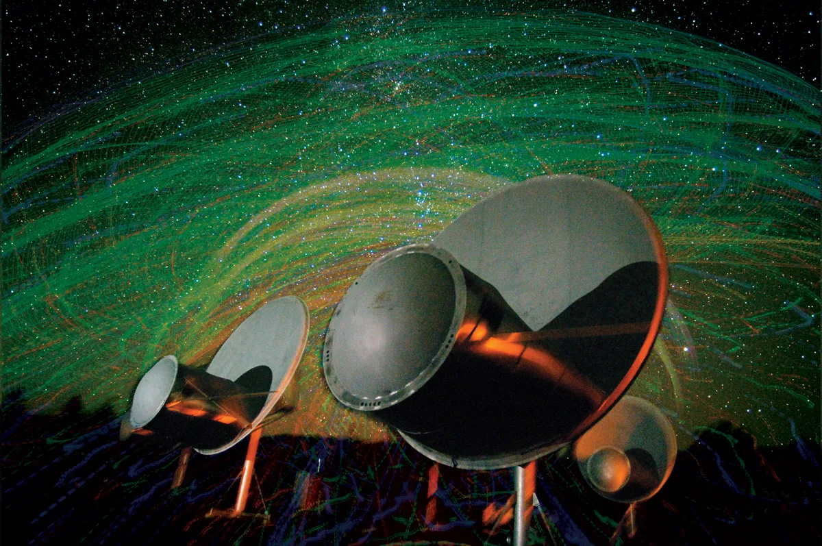 The Allen Telescope Array. Credit: Seth Shostak/SETI Institute