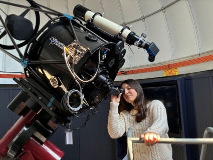Hannah Bohlsen's project looking at the carbon compounds of comets was inspired by the 2025 interstellar object 3I/ATLAS, which passed through our solar system that summer.