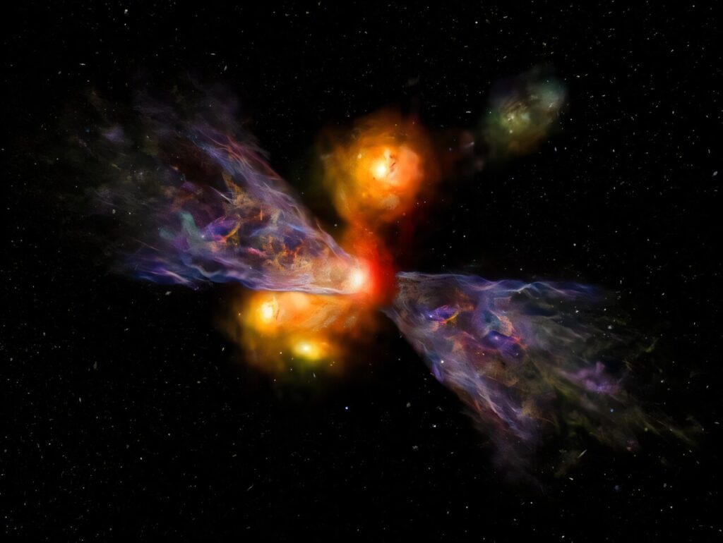 Winds generated by global events may have destroyed galaxies in the early Universe Winds generated by global events may have destroyed galaxies in the early Universe