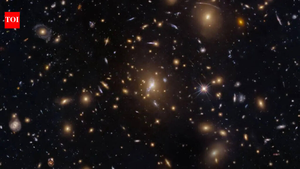 NASA’s Hubble sees a swarm of galaxies in one of the universe’s largest structures | NASA’s Hubble sees a swarm of galaxies in one of the universe’s largest structures