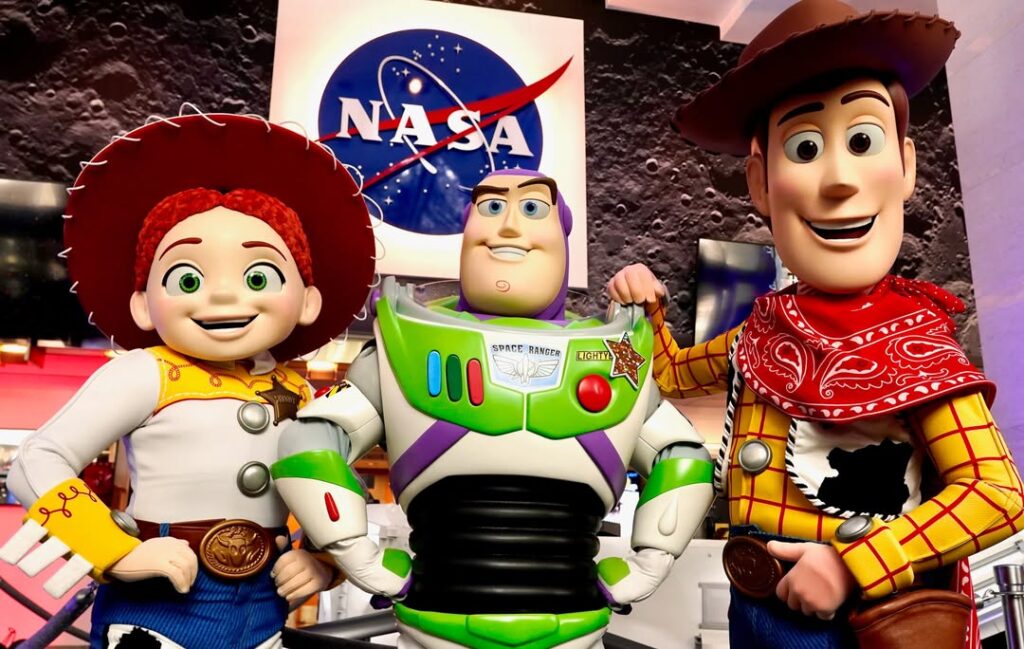 In a joint Instagram post from Pixar and Toy Story, the core trio of Toy Story heroes &ndash; Woody, Buzz, and Jessie &ndash; posed outside NASA headquarters in Washington D.C. in what appears to be a promotional visit ahead of Toy Story 5.
