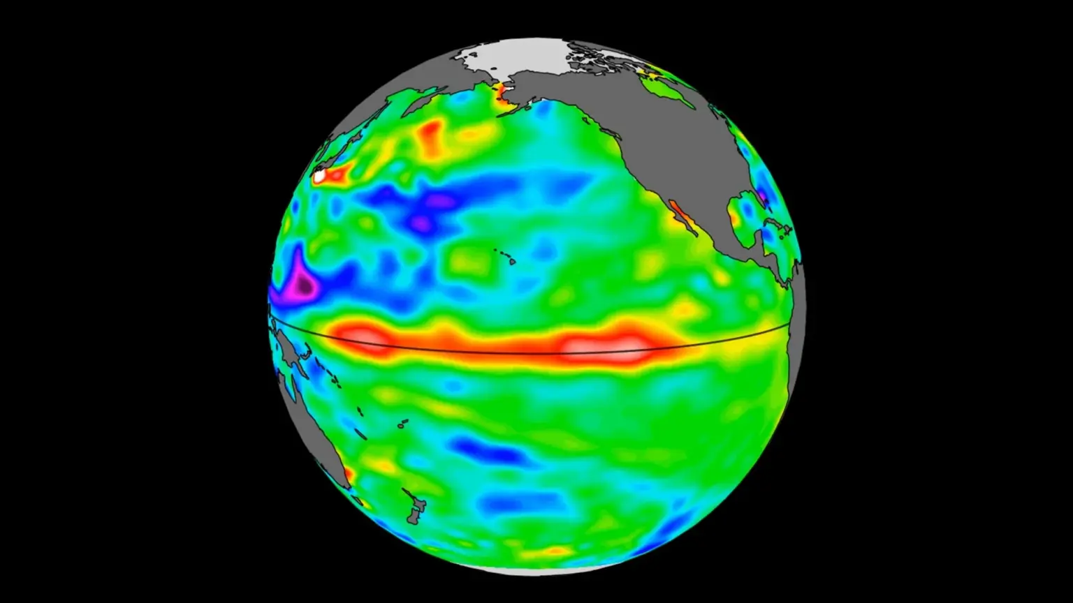 NASA spots giant ocean swell that could signal El Niño’s return NASA spots giant ocean swell that could signal El Niño’s return
