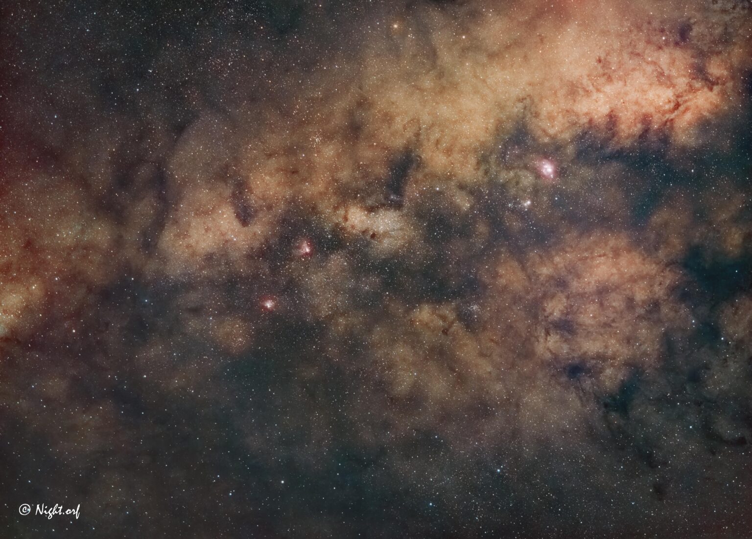 Milky Way close-up Milky Way close-up