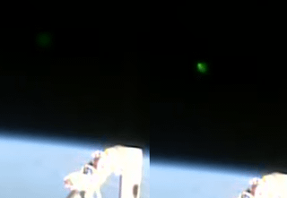 Spontaneous plasma: Caught on live NASA stream