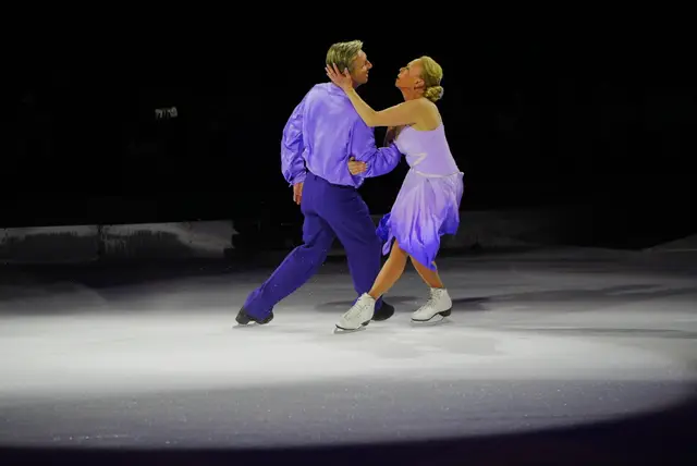 Torvill and Dean on the ice