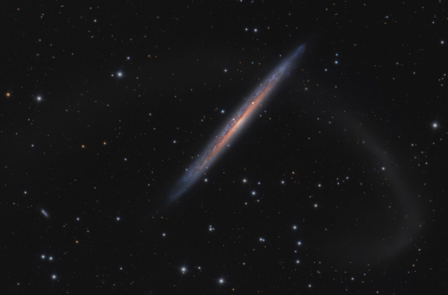 NGC 5907 and Its Stellar Tail