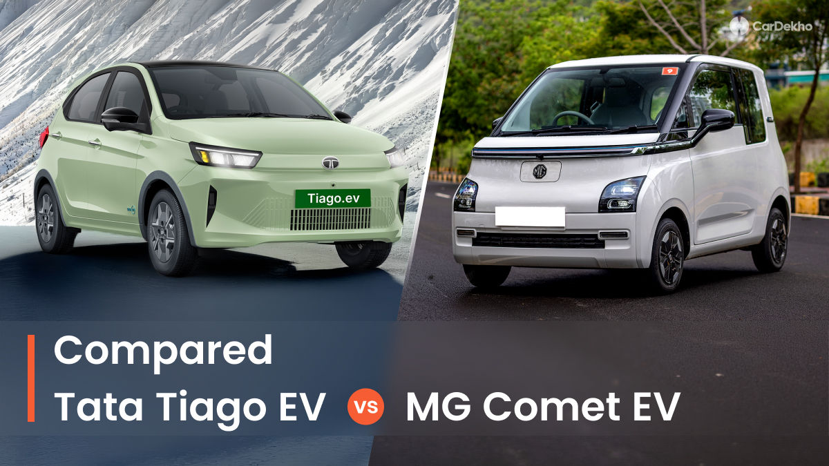 Tata Tiago EV VS MG Comet EV
