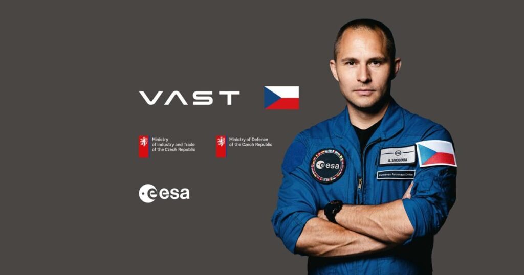 The European Space Agency, on Behalf of the Czech Republic, Signs Agreement with Vast for a Private Astronaut Mission to the International Space Station in Partnership with NASA