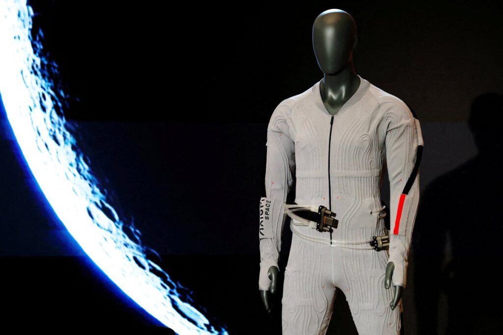 Prada unveils spacesuit to be worn by NASA astronauts on Moon mission Prada unveils spacesuit to be worn by NASA astronauts on Moon mission
